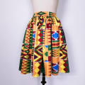 2019 New High Waist Plus Size Sexy Party Printed Pleated Mini Skirts Women